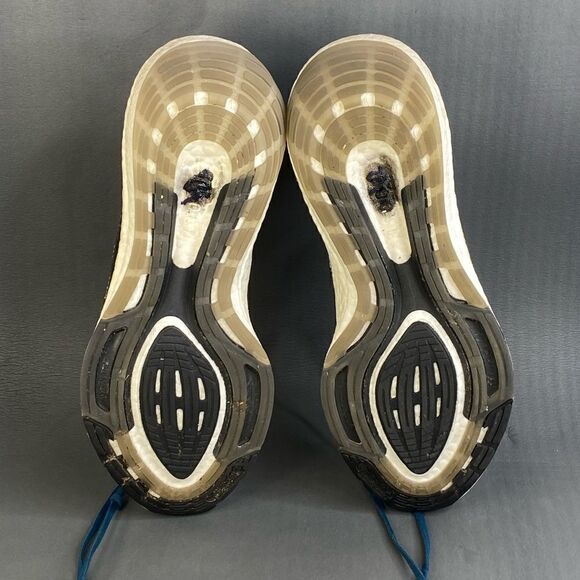 adidas Ultra Boost 22 black Collegiate Navy sneaker shoes Men’s 8.5 - Picture 7 of 8